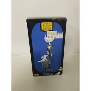 NEW The Nightmare Before Christmas Jack Skelton & Zero NECA Head Knocker 2004